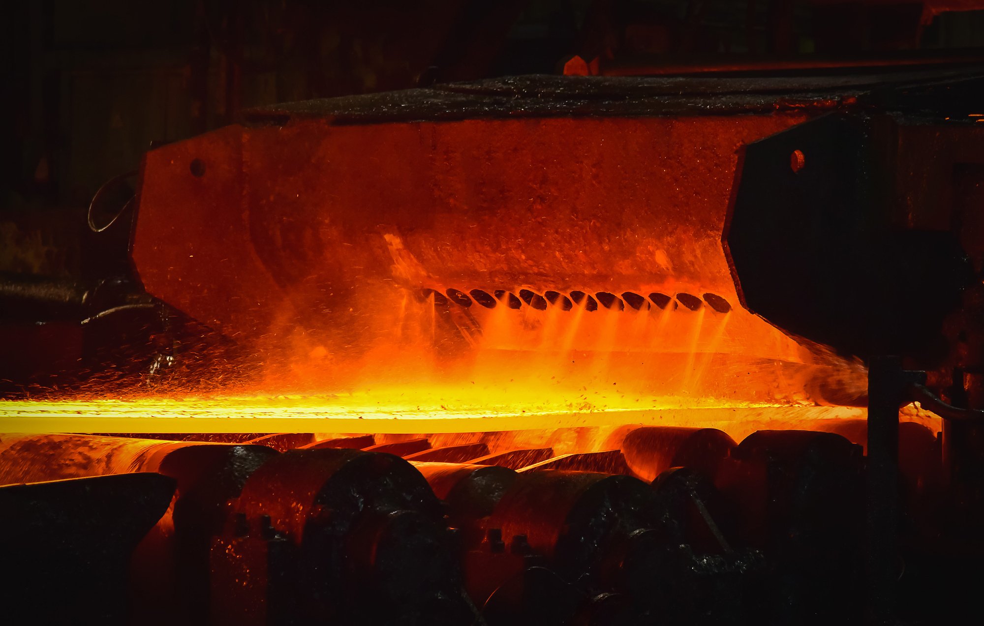 Hot-rolled steel process in steel industry